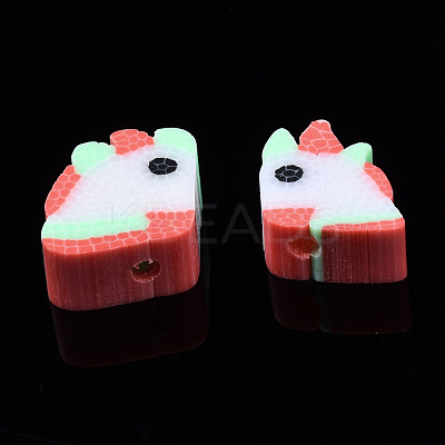 Handmade Polymer Clay Beads CLAY-N008-021D-1