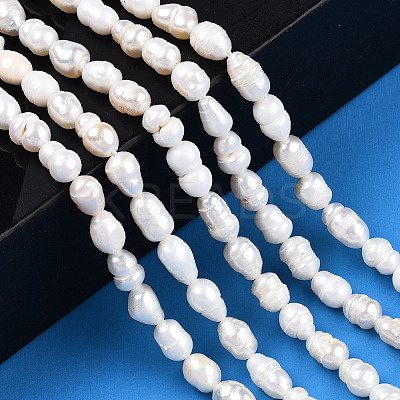 Natural Cultured Freshwater Pearl Beads Strands PEAR-N012-04R-1
