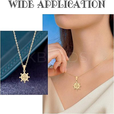 304 Stainless Steel Pendants STAS-UN0015-04-1