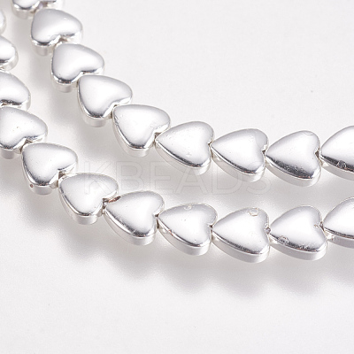 Electroplate Non-magnetic Synthetic Hematite Beads Strands G-K239-17B-1