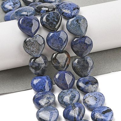 Natural Dumortierite Beads Strands G-H005-C15-02-1
