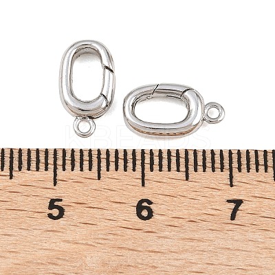 SHEGRACE Brass Spring Gate Rings XGR0096P-129P-1