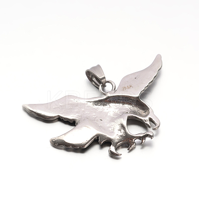 Eagle/Hawk Charm Retro 304 Stainless Steel Big Pendants STAS-F011-05-1