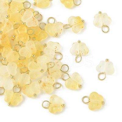 50Pcs Butterfly Acrylic Charms HJEW-YW00234-01-1