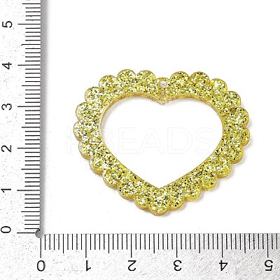 Valentine's Day Printed Opaque Acrylic Pendants FIND-D283-11L-1