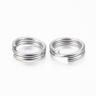 Tarnish Resistant 304 Stainless Steel Split Rings STAS-H413-04P-B-1