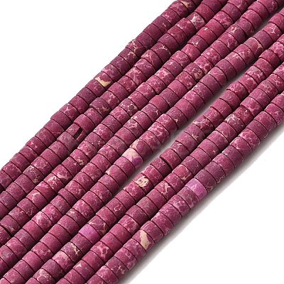 Dyed Synthetic Imperial Jasper Beads Strands G-Z089-A03-E-1