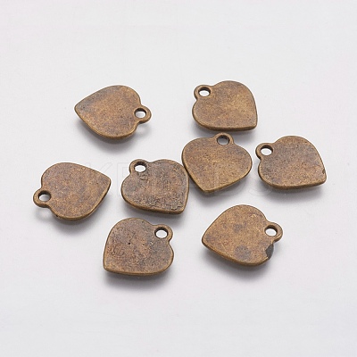 Tibetan Style Alloy Stamping Blank Tag Charms MLF10989Y-NF-1