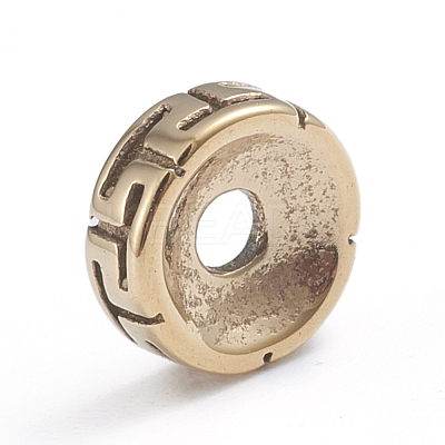 Retro Ion Plating(IP) 304 Stainless Steel Spacer Beads STAS-L243-040AG-1