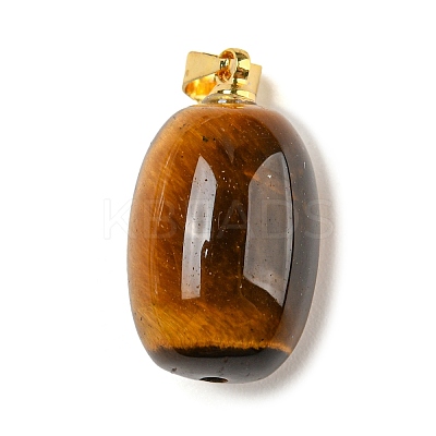 Natural Tiger Eye Pendants LS-G-D094-05A-G-1