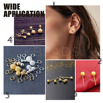 304 Stainless Steel Ear Studs EJEW-UN0001-12-6mm-1