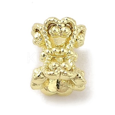Brass Spacer Beads KK-K371-22A-G-1