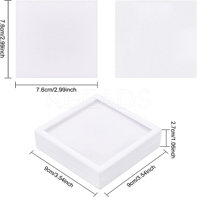 Plastic Jewelry Set Box OBOX-BC0001-06B-1