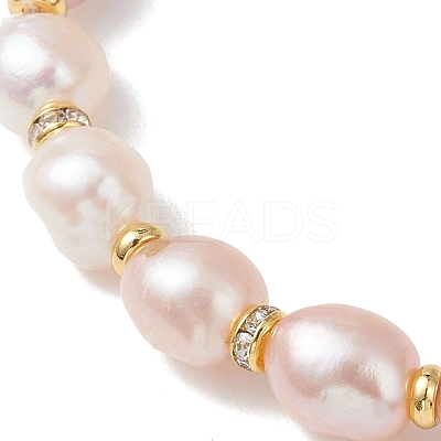Natural Cultured Freshwater Pearl Stretch Bracelets for Women BJEW-JB13388-1
