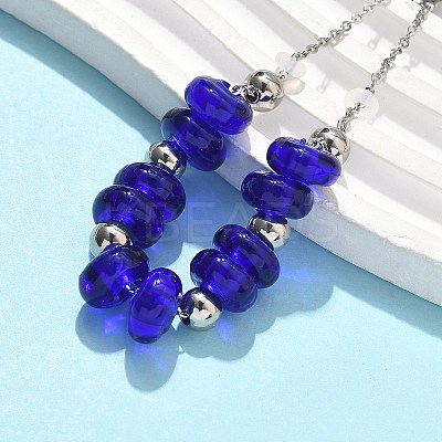 304 Stainless Steel Cable Chain Bracelets BJEW-Z123-01P-1