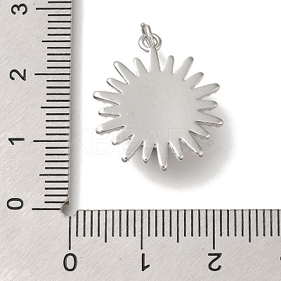 Rack Plating Brass Micro Pave Cubic Zirconia Pendants KK-I720-59P-1-1