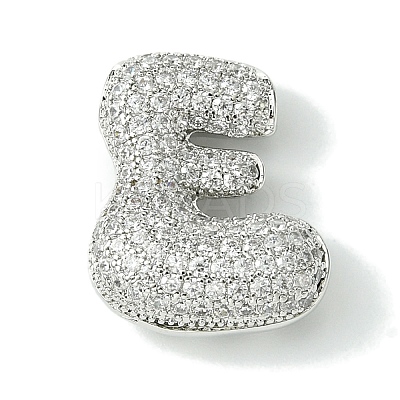 Rack Plating Brass Cubic Zirconia Pendants KK-S378-02P-E-1
