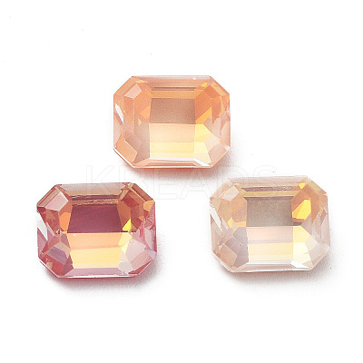 Electroplate K9 Glass Rhinestone Cabochons RGLA-M016-A02-AM-1