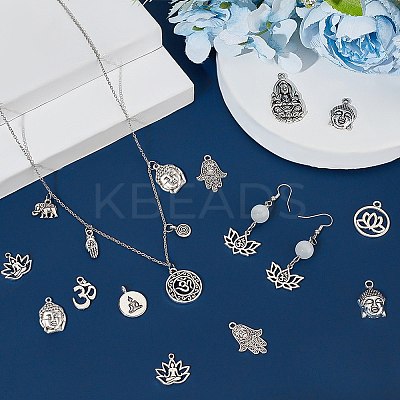 15 Styles Alloy Pendants FIND-GA0003-23-1
