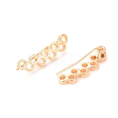 Alloy Dangle Earrings EJEW-F270-06GF-1