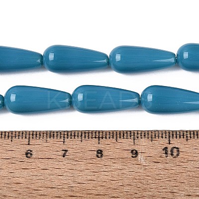Opaque Glass Beads Strands GLAA-Q113-03A-C04-1