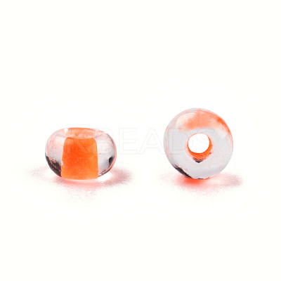 Glow in the Dark Luminous Transparent 8/0 Glass Seed Beads SEED-YWC0001-01C-1