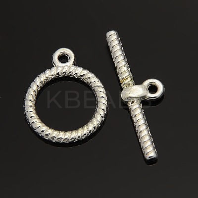 Tibetan Style Alloy Toggle Clasps K08S2022-1