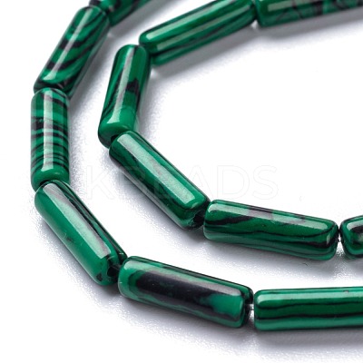 Synthetic Malachite Beads Strands G-F247-41-1