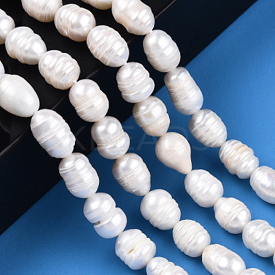 Natural Cultured Freshwater Pearl Beads Strands PEAR-N012-07S-1