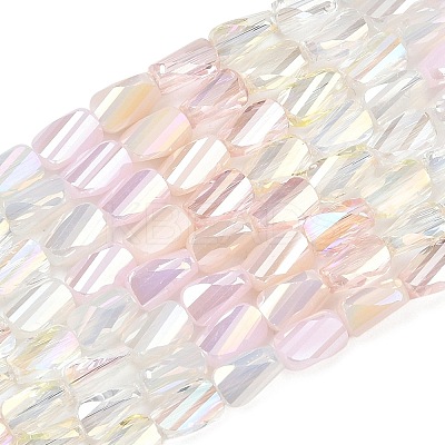 Electroplate Glass Beads EGLA-D300-01A-07-1