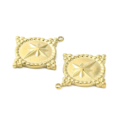 304 Stainless Steel Cabochon Settings for Enamel STAS-L269-010G-01-1