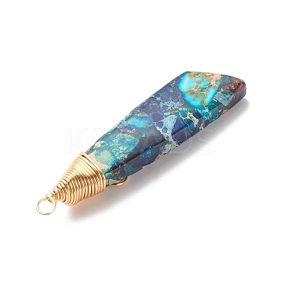 Natural Regalite/Imperial Jasper/Sea Sediment Jasper Big Pendants PALLOY-JF01631-01-1