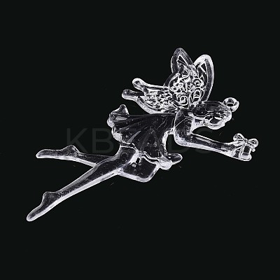 Transparent Plastic Big Pendants KY-T042-05-1
