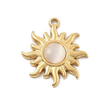 Natural Stone Pendants LS-STAS-D300-02G-10-1