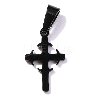 304 Stainless Steel Pendants STAS-P253-06EB-1