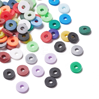 2400Pcs 15 Colors Handmade Polymer Clay Beads CLAY-YW0001-27A-1
