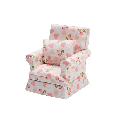 Heart Pattern Sofa Miniature Ornaments PW-WG59851-01-1