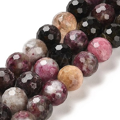 Natural Multicolor Tourmaline Beads Strands G-K345-A01-02-1