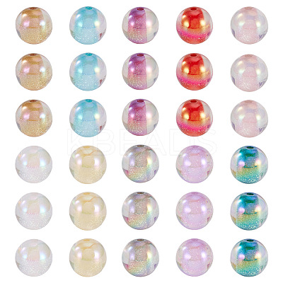 10 Colors Acrylic Imitate Cat Eye Beads FIND-TA0009-23B-1