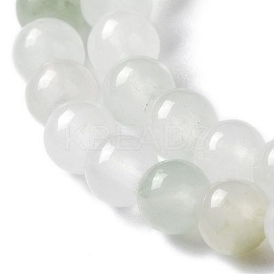 Natural Tianshan Cui Quartzite Beads Strands G-B046-01E-1