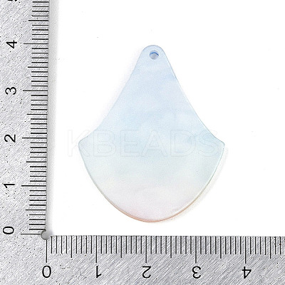 Marine Organism Series Fan Shape Acrylic Pendants OACR-Q101-03D-1