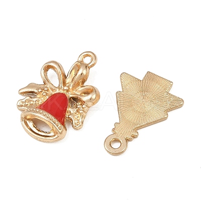 Christmas Alloy Enamel Pendants ENAM-G234-01K-1