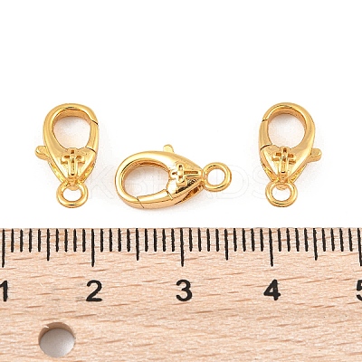 SHEGRACE Brass Lobster Claw Clasps XGR0095G-160G-1