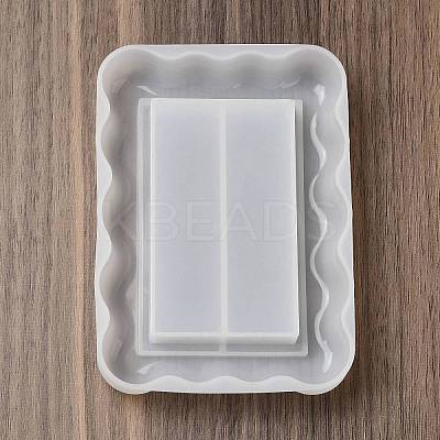 Rectangle DIY Quicksand Serving Tray Silicone Molds LS-DIY-G109-05C-1