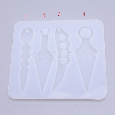 Self Defence Keychain Silicone Molds DIY-TAC0007-97C-1