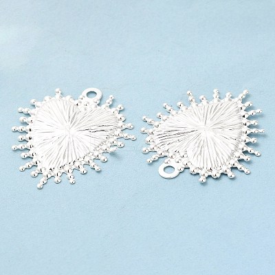 Brass Filigree Pendants KK-M250-17S-1