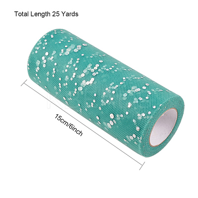 Glitter Sequin Deco Mesh Ribbons OCOR-BC0008-35-1