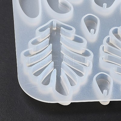 DIY Bohemian Style Irregualr Pendants Silicone Molds DIY-A039-02-1
