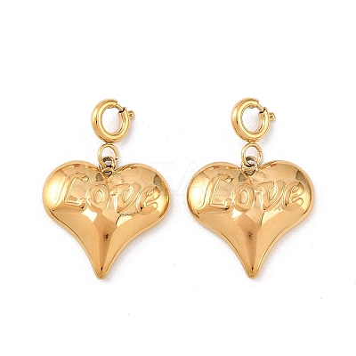304 Stainless Steel Pendant Decorations STAS-D390-49G-1