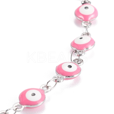 304 Stainless Steel Anklets AJEW-G024-02P-A-1